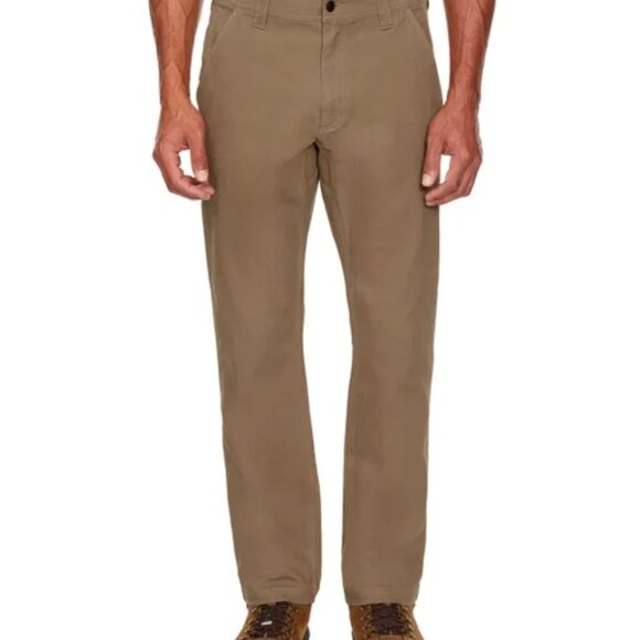 Caterpillar Utility Work Pants Mens 38 x 30 Brown Flex Waistband Cell Pocket - Picture 4 of 16